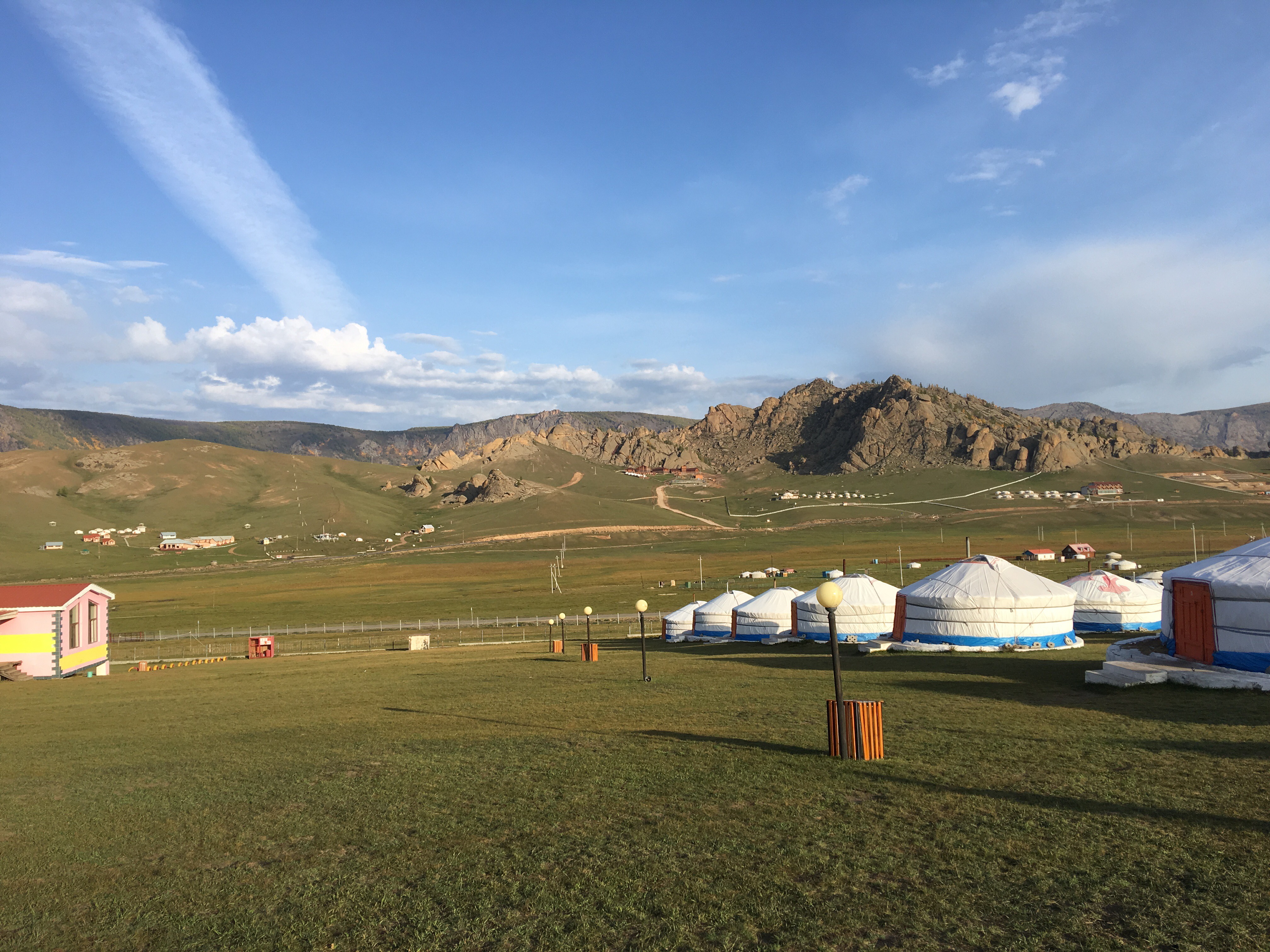モンゴルの草原の画像