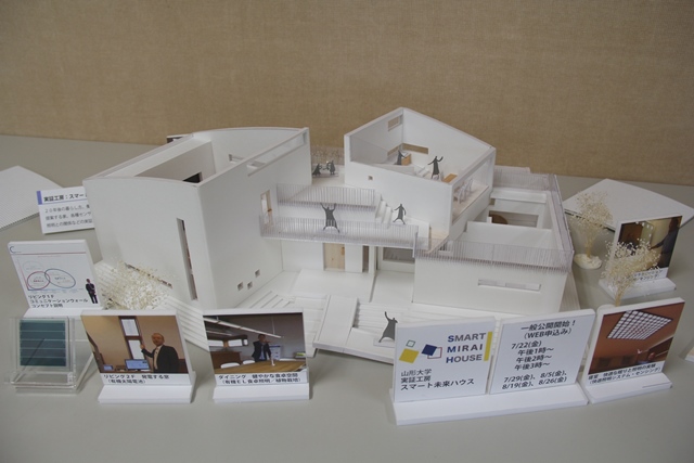 スマート未来ハウスの模型の画像