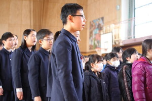 6年生を送る集会