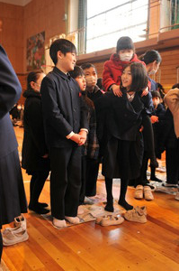 6年生を送る集会