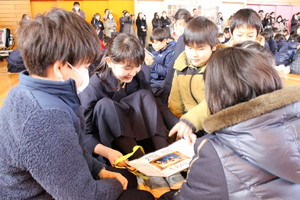 6年生を送る集会