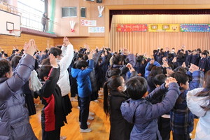 6年生を送る集会