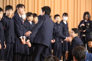 6年生を送る集会