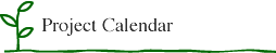 Project Calendar 