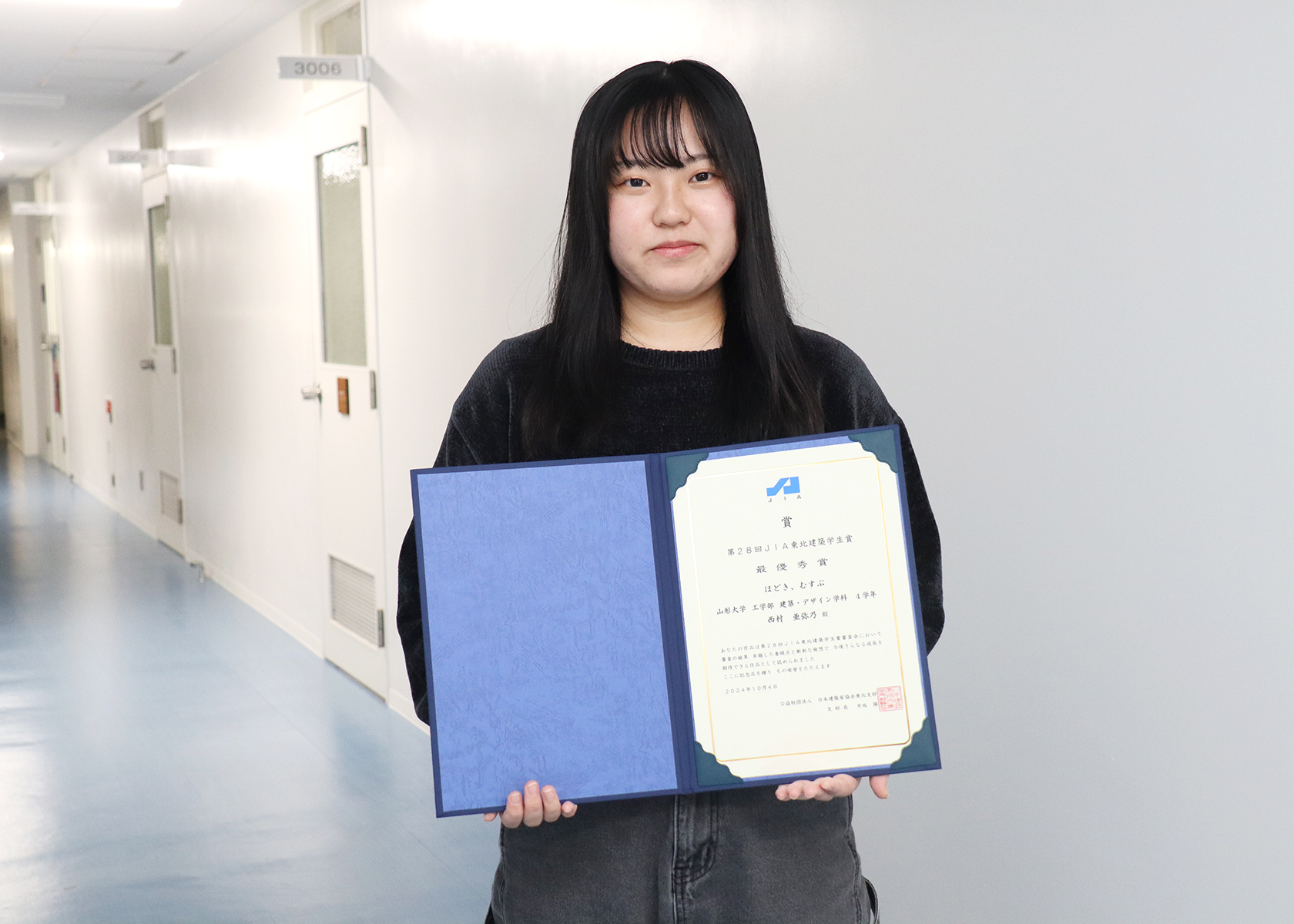 「東北建築学生賞」で最優秀賞受賞。往来を促し、集合住宅に互助を生む。