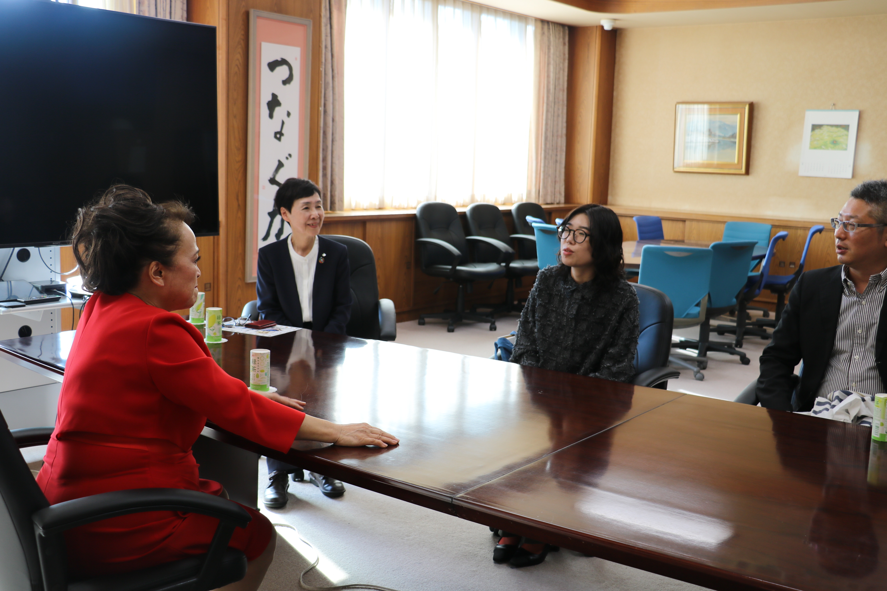 講演会前の懇談会の様子②の画像