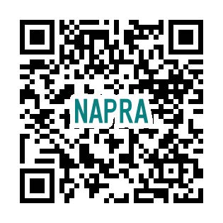 NAPRAホームページ　QRコードの画像