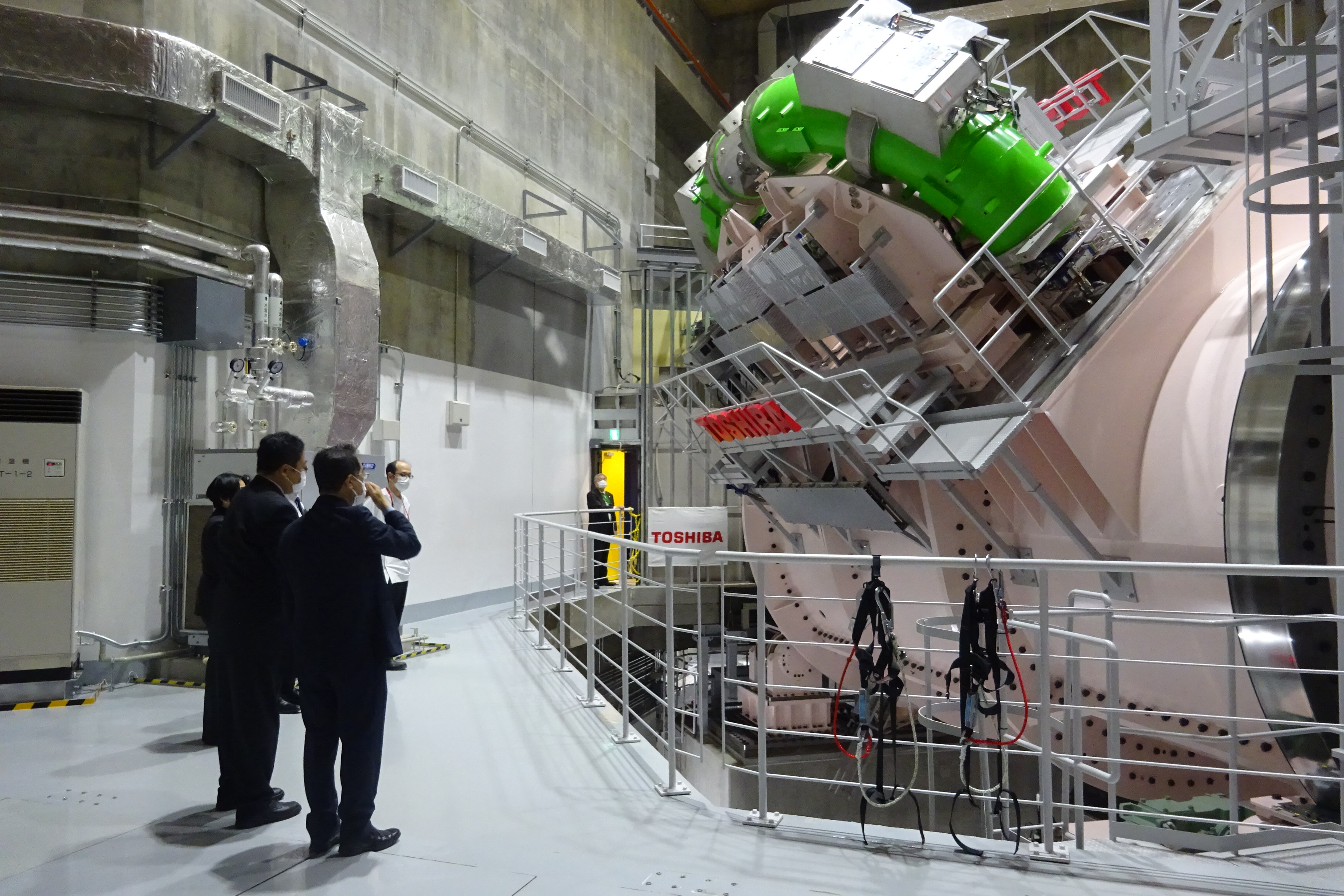 東日本重粒子センターの視察の画像