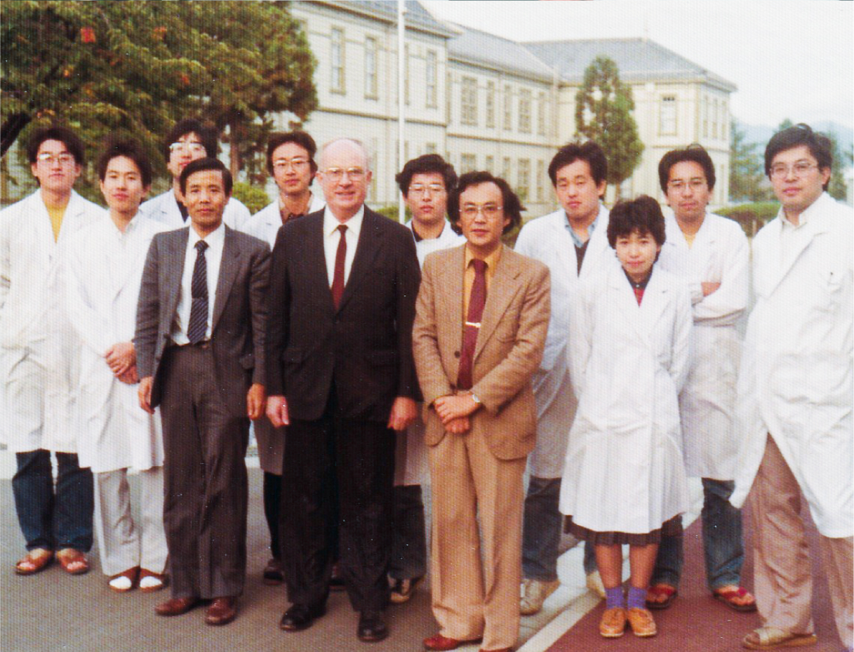 矢口さんの在学中に米国から帰国された増子先生。