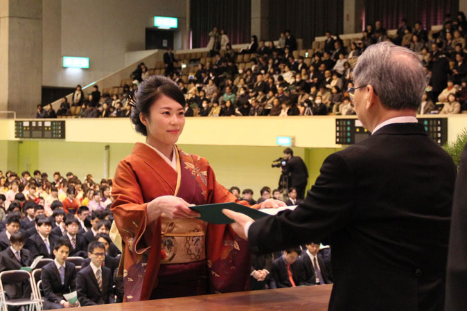 学位記授与の画像