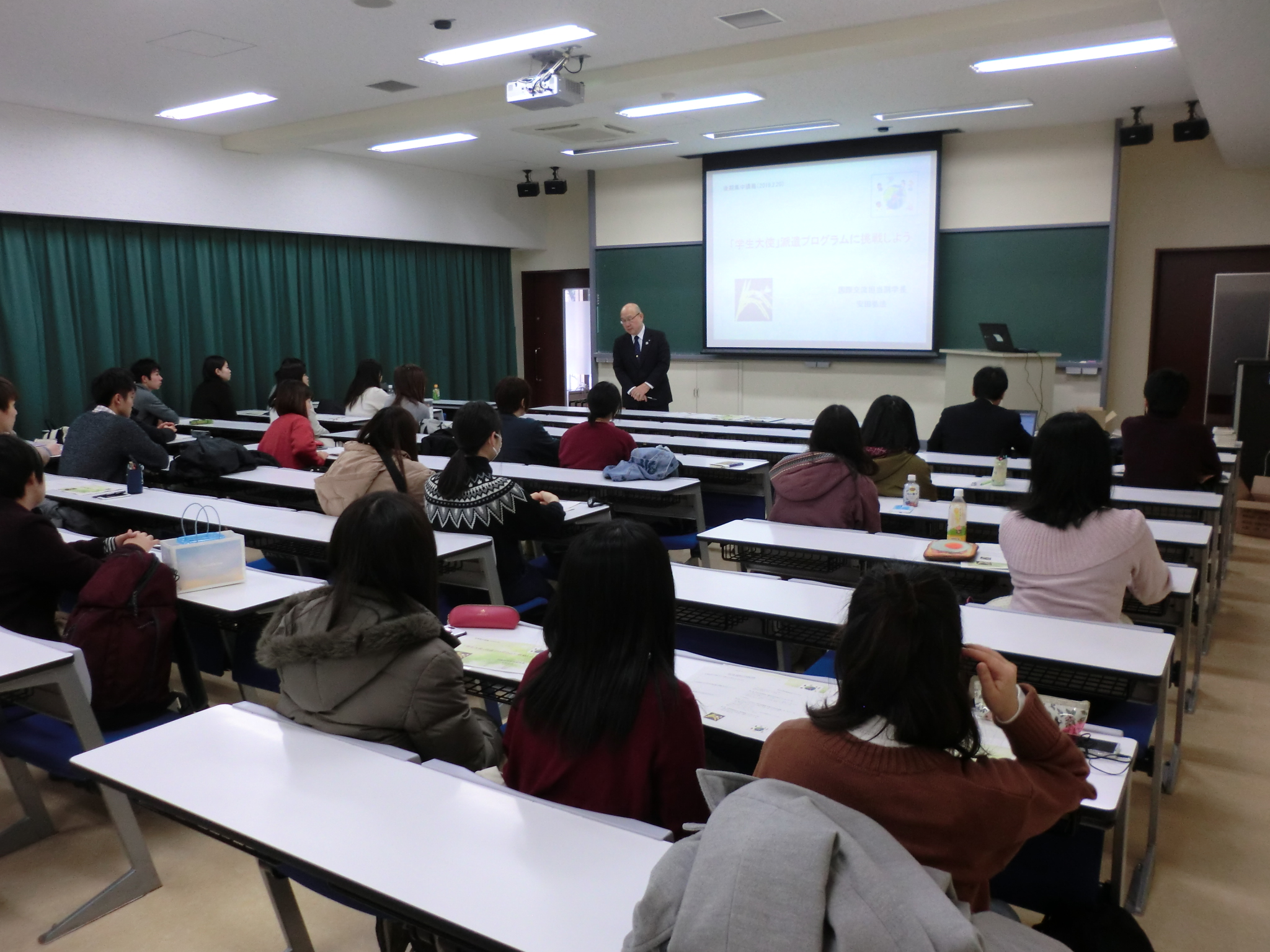 安田先生からの講義の様子の画像