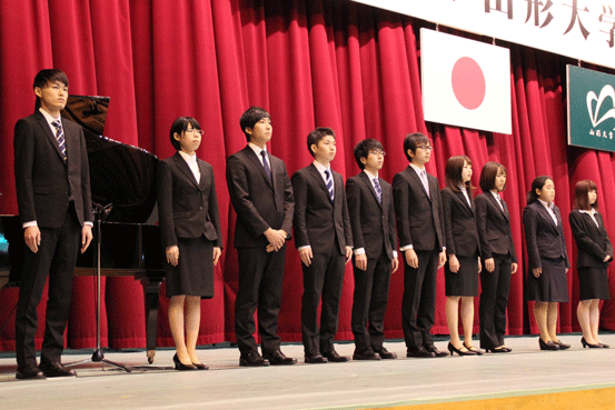 「山形大学YU Do Best奨学金」奨学生の画像