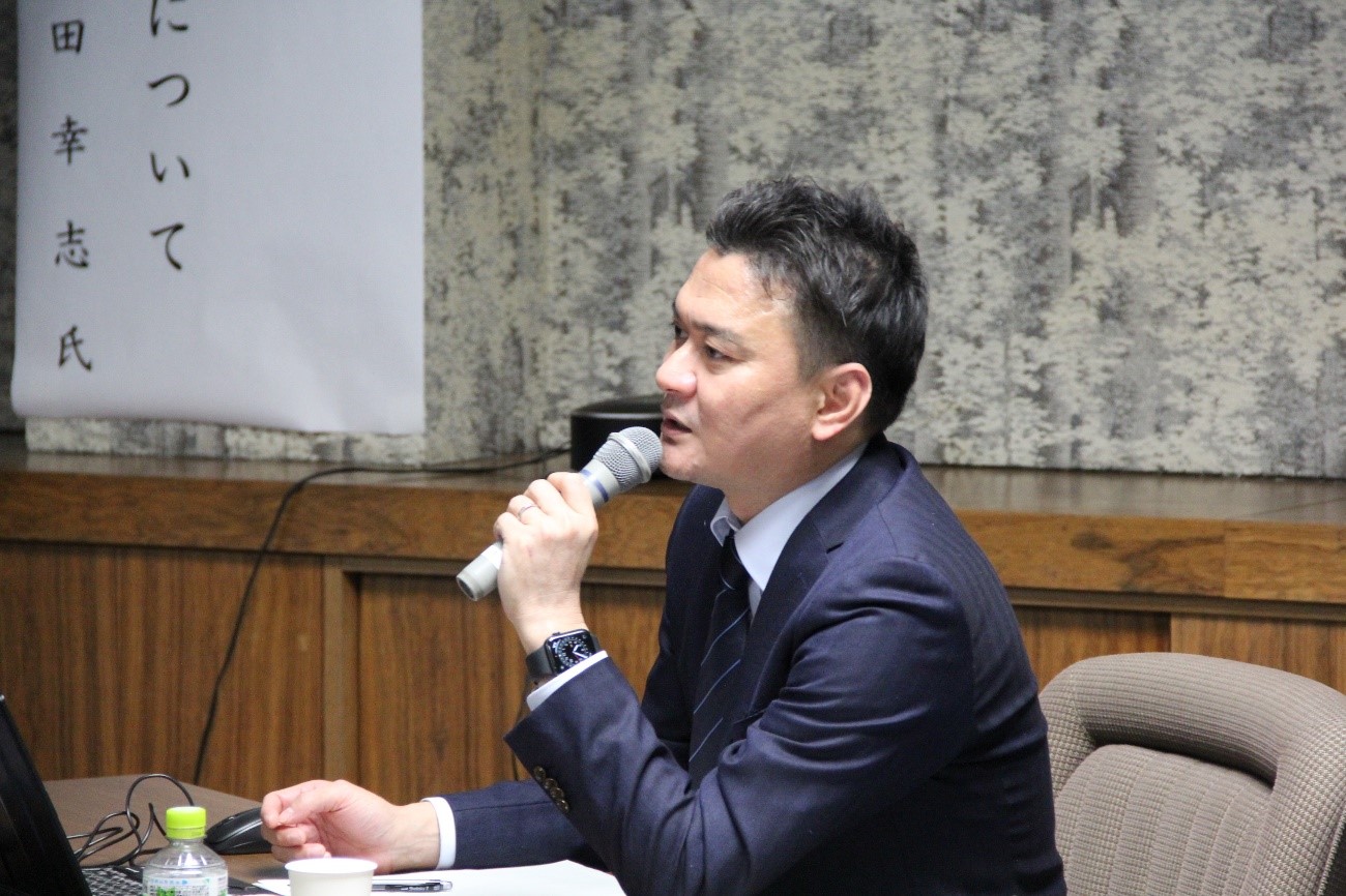 講演いただいた中田課長補佐の画像