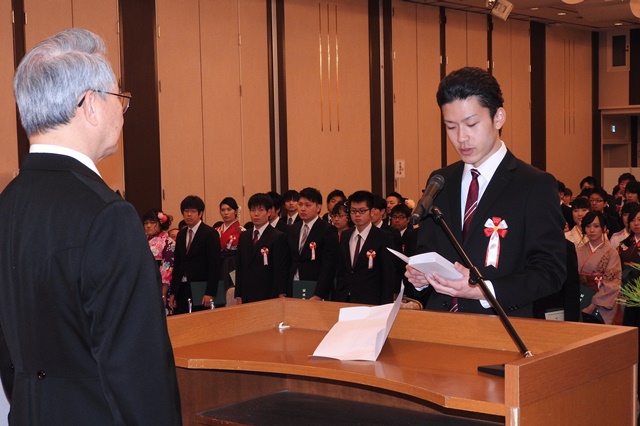 代表者答辞の画像