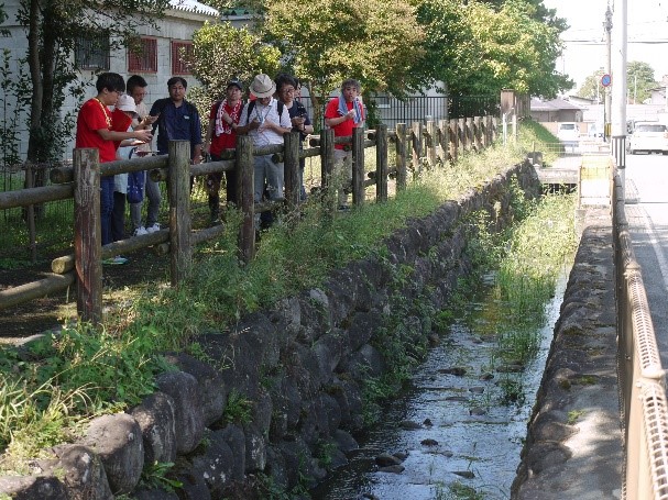 山形五堰の一つ笹堰の画像