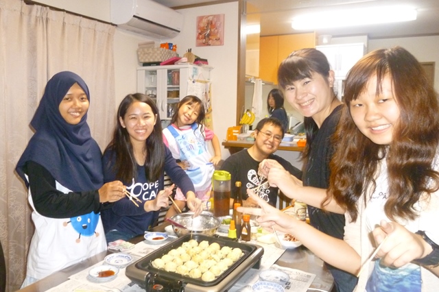 たこ焼きパーティーの画像