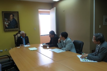 国立サンマルコス大学長との会談（ペルー・リマ） の画像