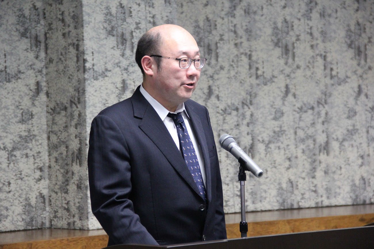 受賞者代表のあいさつの画像