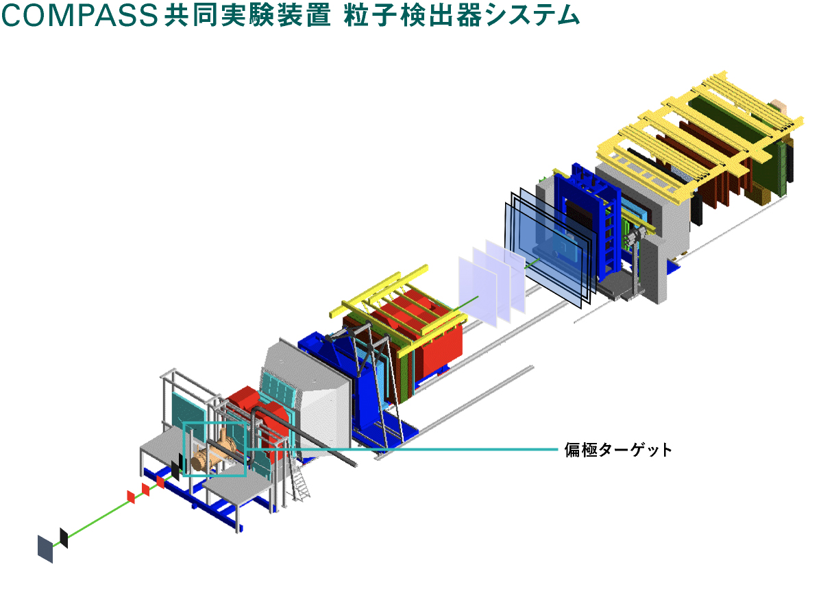 COMPASS共同実験装置 粒子検出器システム