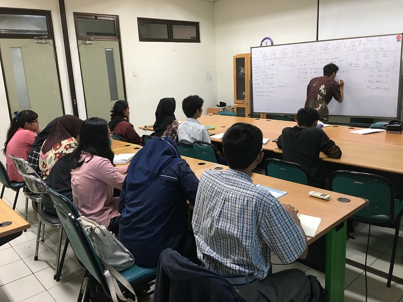 インドネシア拠点（ガジャマダ大学）での日本語教室の画像