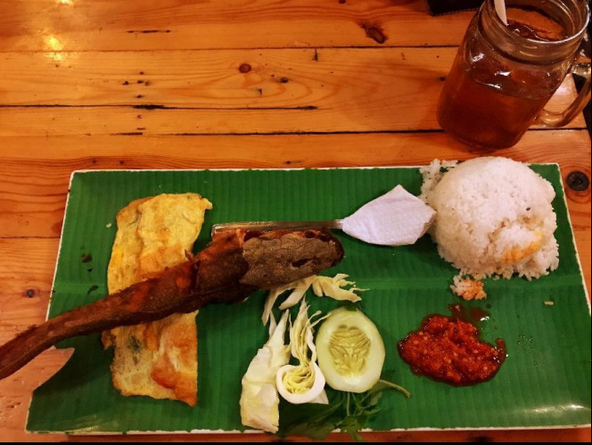 「Lele」　インドネシアでは、ナマズがよく食べられる。とても美味しかったの画像