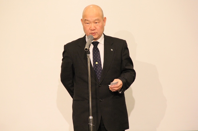安田理事・副学長の挨拶の画像
