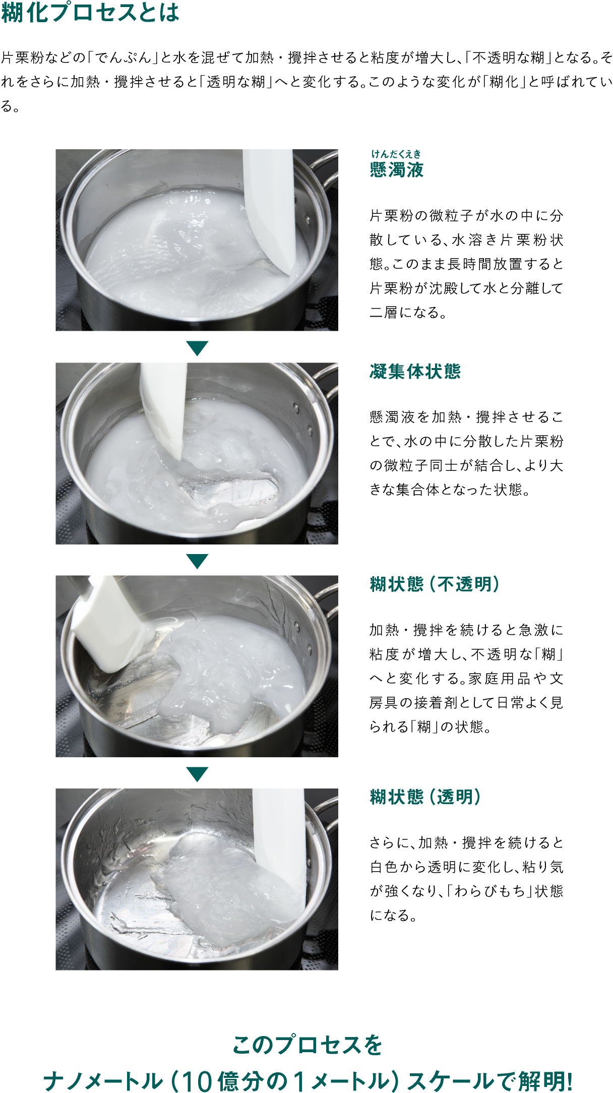 糊化プロセスとは