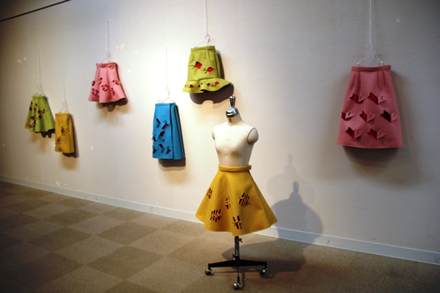 岡田莉奈さん「切り起こしを利用したスカート」の画像