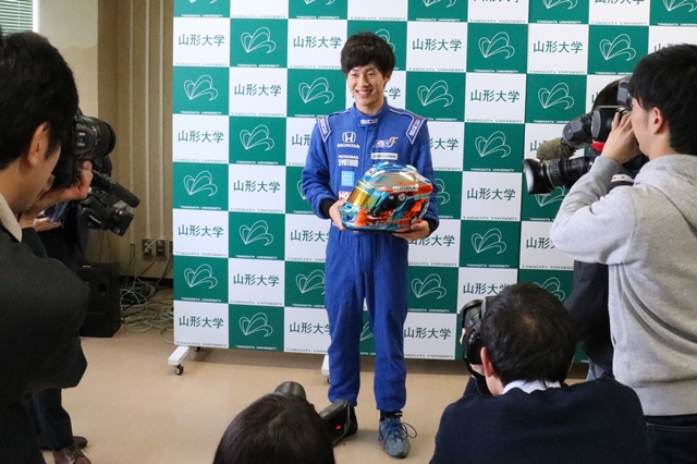 Ｆ１ドライバーを目指す大滝拓也さん（工学部2年）の画像