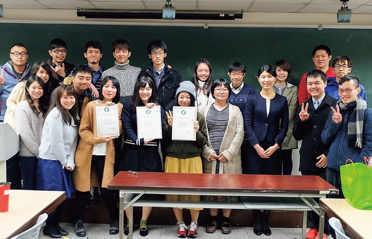 2017年1月、台湾師範大学台湾史研究所での集中講義
