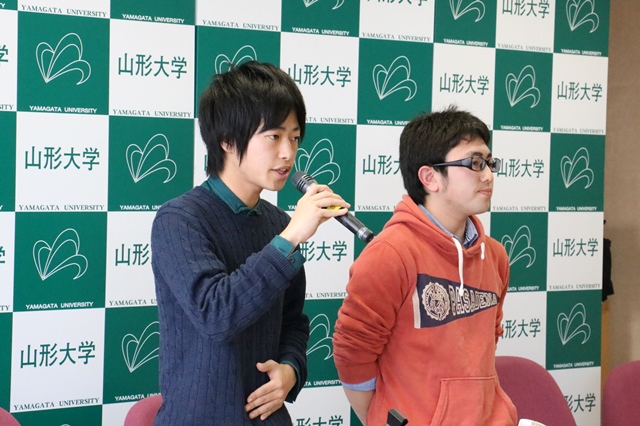 ドットジェイピーの遠藤涼さん（工学部3年：左）、池田一樹さん（理学部3年:右）の画像