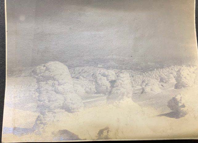昭和8年（1933年）2月　蔵王山より東大顛を遠望の画像