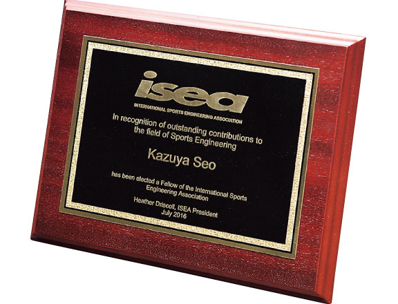 ISEA（国際スポーツ工学会）Fellow受賞