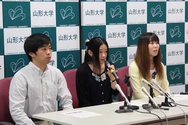 ラジオサークルHBKのメンバー（高橋涼太さん、柴田美咲さん、米田愛未さん）の画像