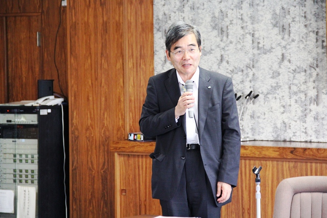 大場理事・副学長のあいさつの画像