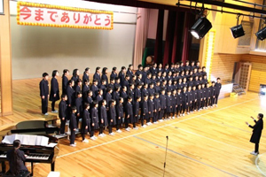 6年生を送る集会