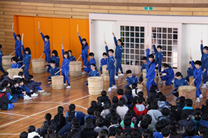 6年生を送る集会