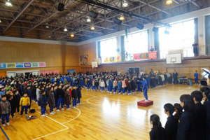 6年生を送る集会