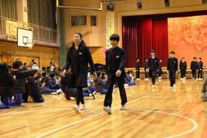 6年生を送る集会
