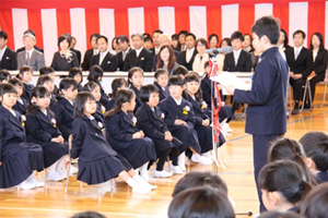 児童代表歓迎の言葉