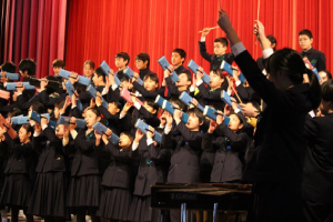 6年生を送る集会