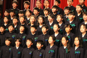 6年生を送る集会