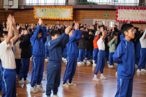 6年生を送る集会