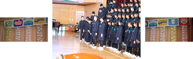 6年生を送る集会