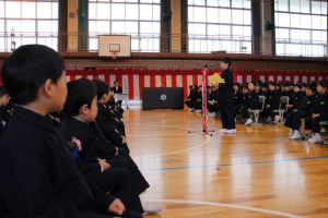 児童代表歓迎の言葉