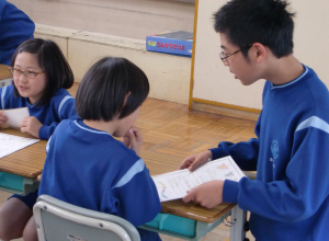 1年生を迎える会写真