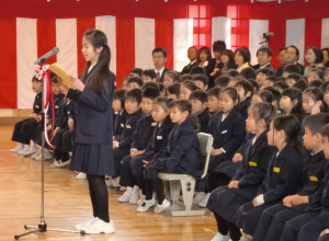 入学式写真