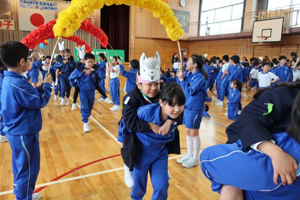 １年生退場