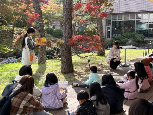 児童文化部　ボランティア活動「第1回　村山地区読育推進連携講座」（11/12）